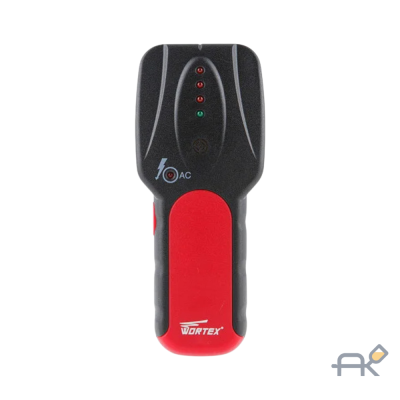 Детектор проводки WORTEX MD 3009 (металл: 30 мм. дерево: 19 мм. проводка: 50 мм) (MD3009000019)